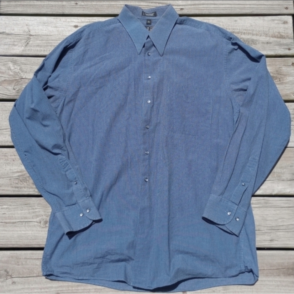 See New Listing Men's JF J. Ferrar Button Down Dress Shirt Host Pick - Picture 2 of 8